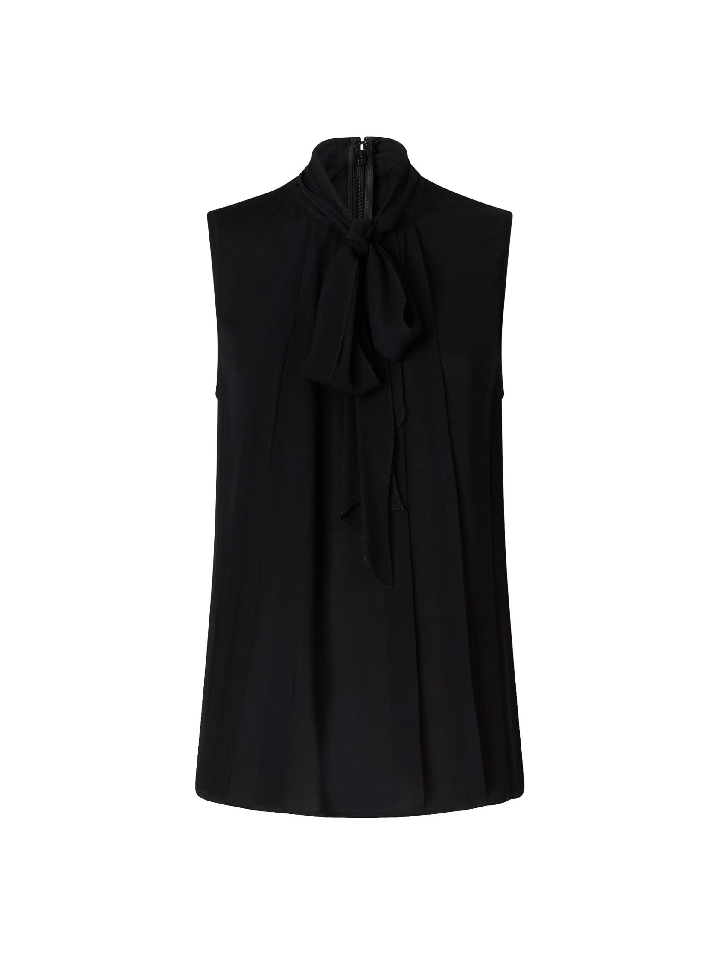 PINKO Blouse 'PINKO BOVARDIA BLUSA CRESPO FLUIDO BLUSA' in Zwart: voorkant