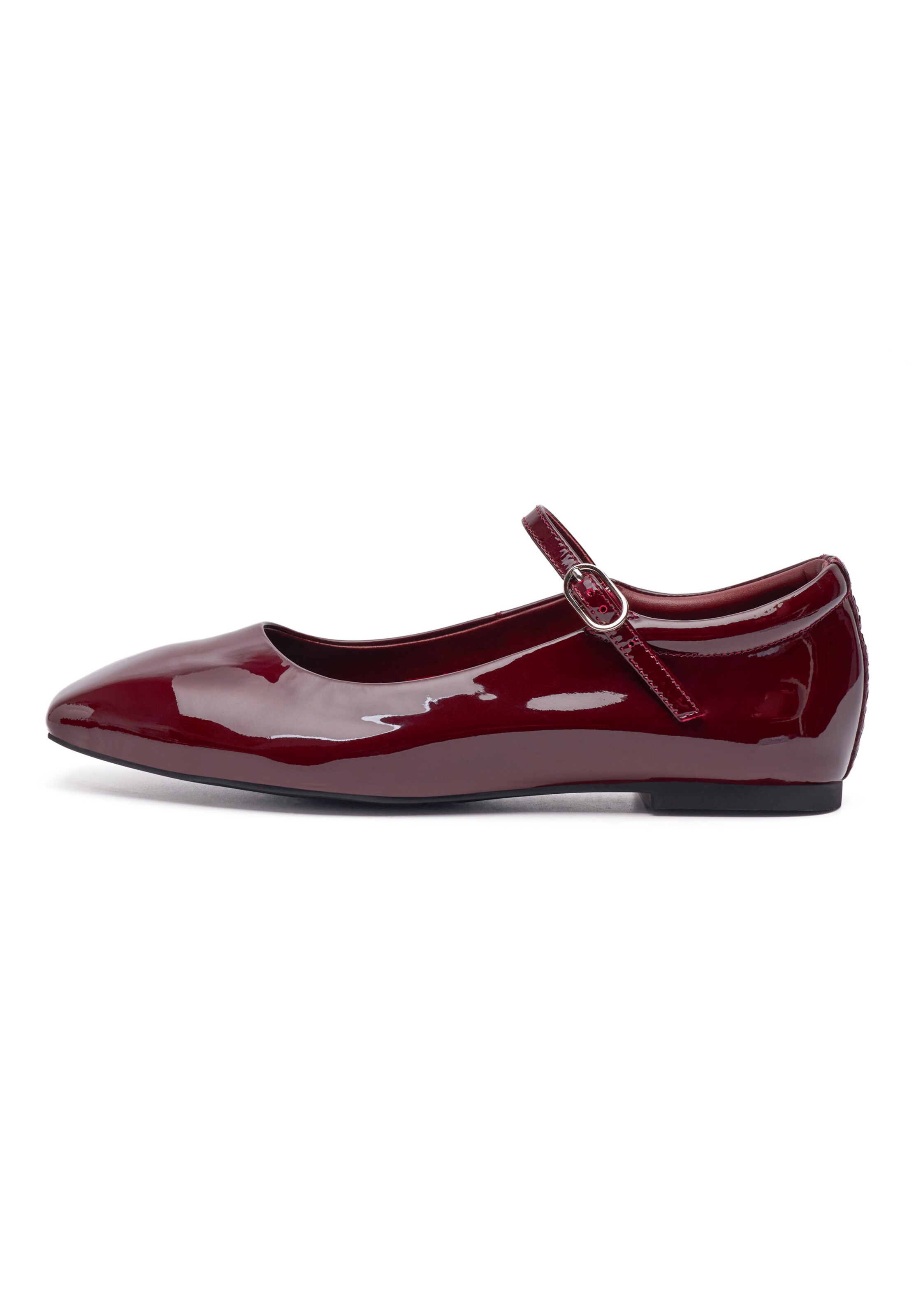 WODEN Ballerinas 'Maya Patent' in Rot: Vorderseite