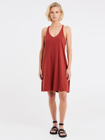 PROTEST Dress 'PRTFELINE' in Brown: front