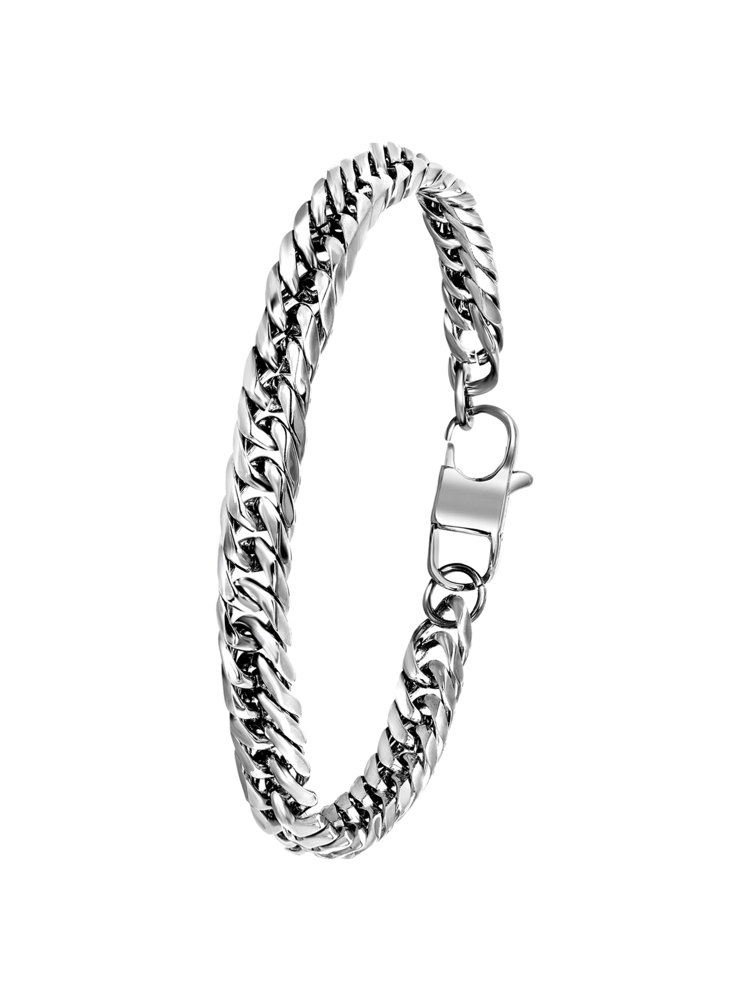 Lucardi Bracelet in Silver: front