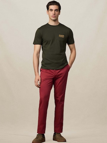 Hackett London T-Shirt 'Heritage Belly' in Grün