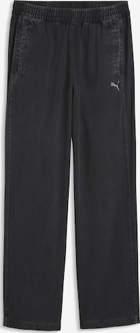 Regular Pantalon de sport PUMA en noir : devant