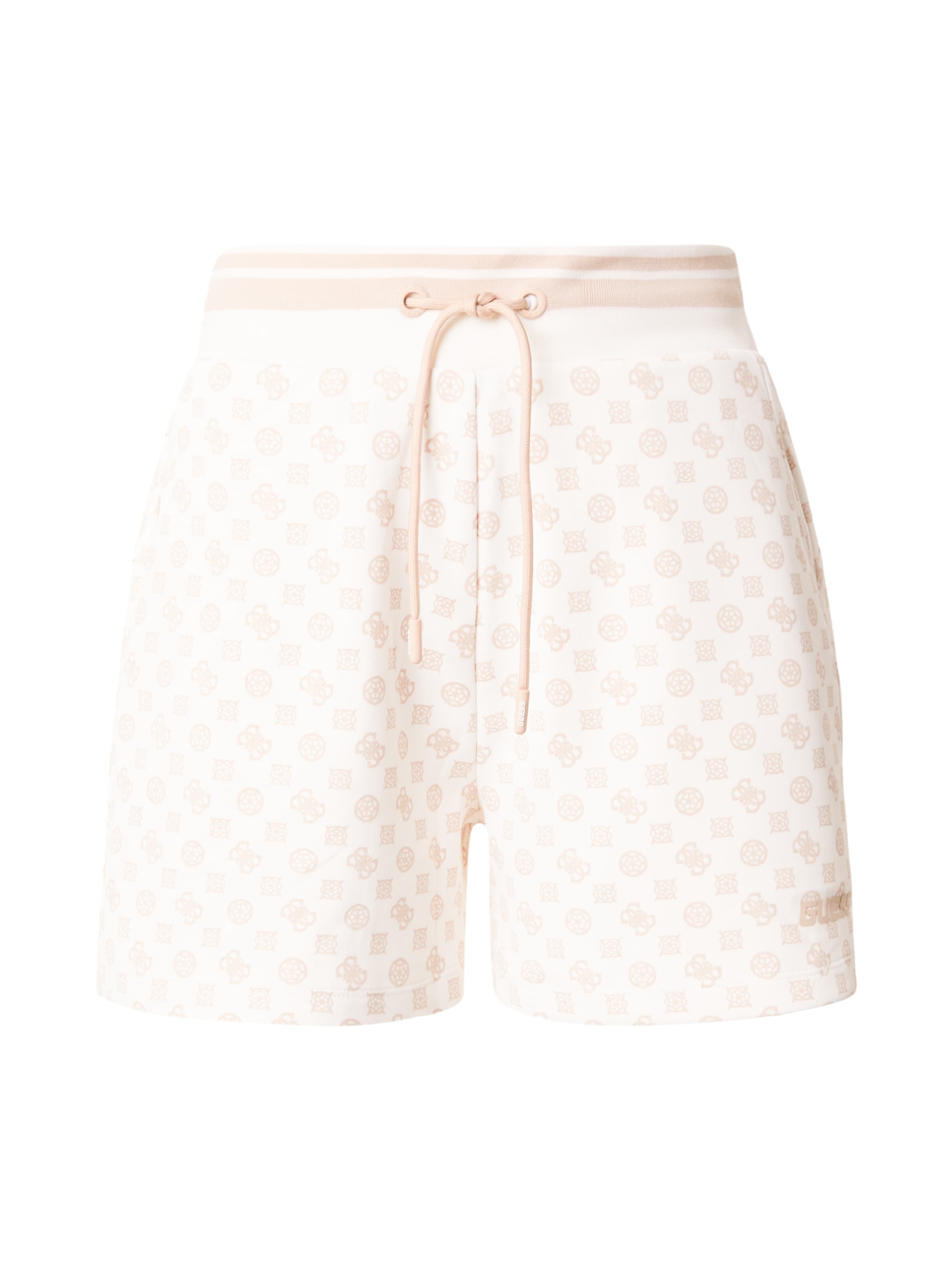 GUESS Regular Workout Pants 'AGGIE' in White: front