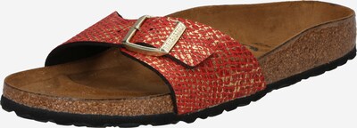BIRKENSTOCK Nizki natikači 'Madrid' | zlata / bazaltno siva / rdeča barva, Prikaz izdelka