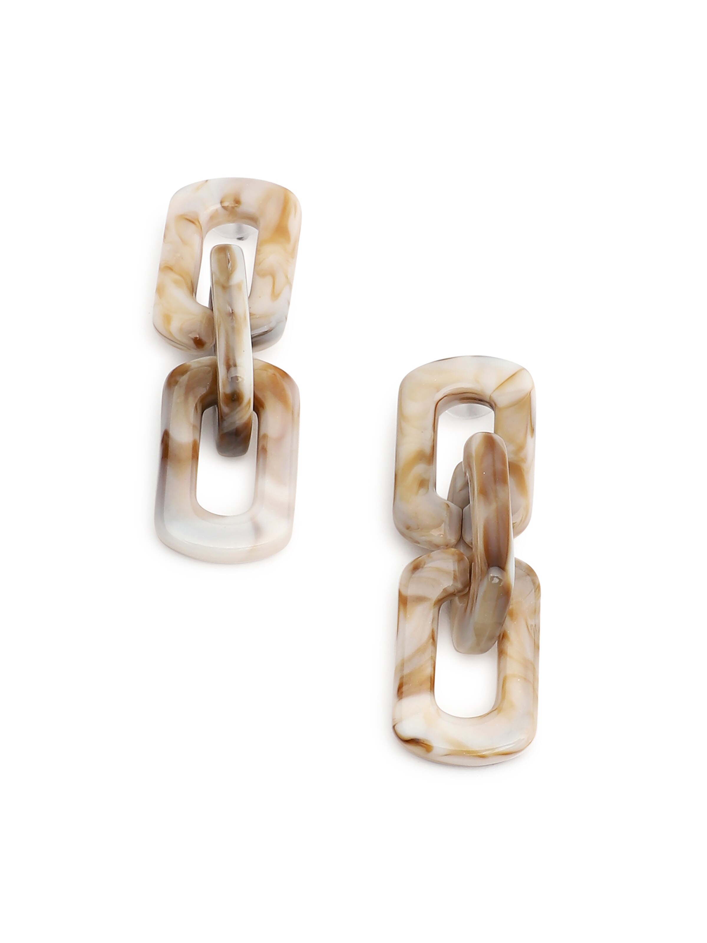 SOHI Серьги ' Vimal ' в Белый: спереди