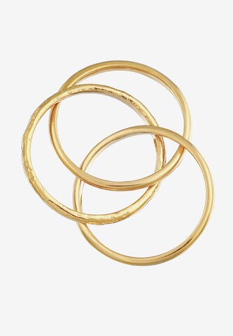 ELLI Ring Ring Set, Textured in Gold