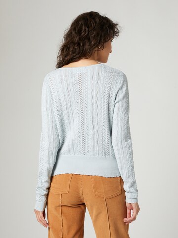 florence by mills exclusive for ABOUT YOU Knit Cardigan 'Snowdrop' in Grey