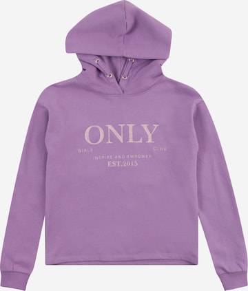 KIDS ONLY Sweatshirt 'WENDY' in Purple: front