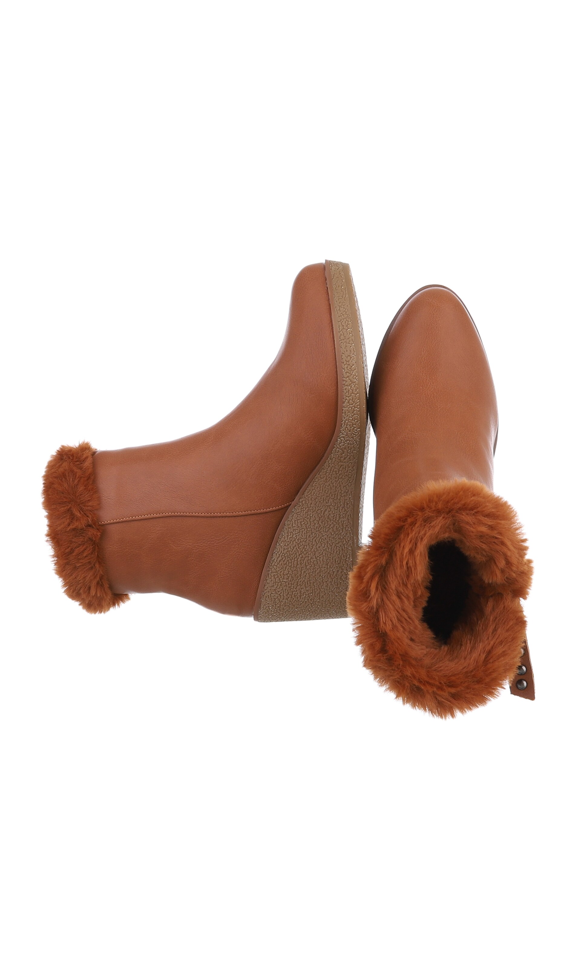 Ital-Design Stiefelette in Braun