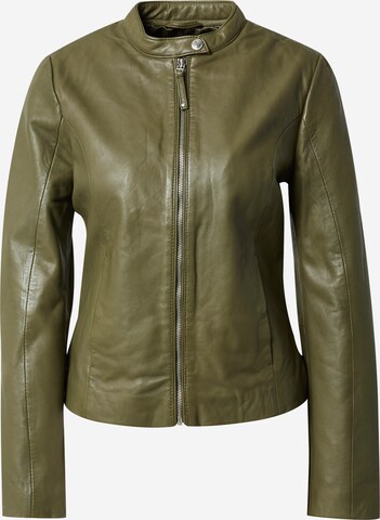 Goosecraft Between-Season Jacket 'Anna' in Green: front