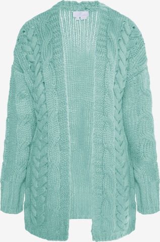 Cardigan 'Vanne' usha WHITE LABEL en vert : devant