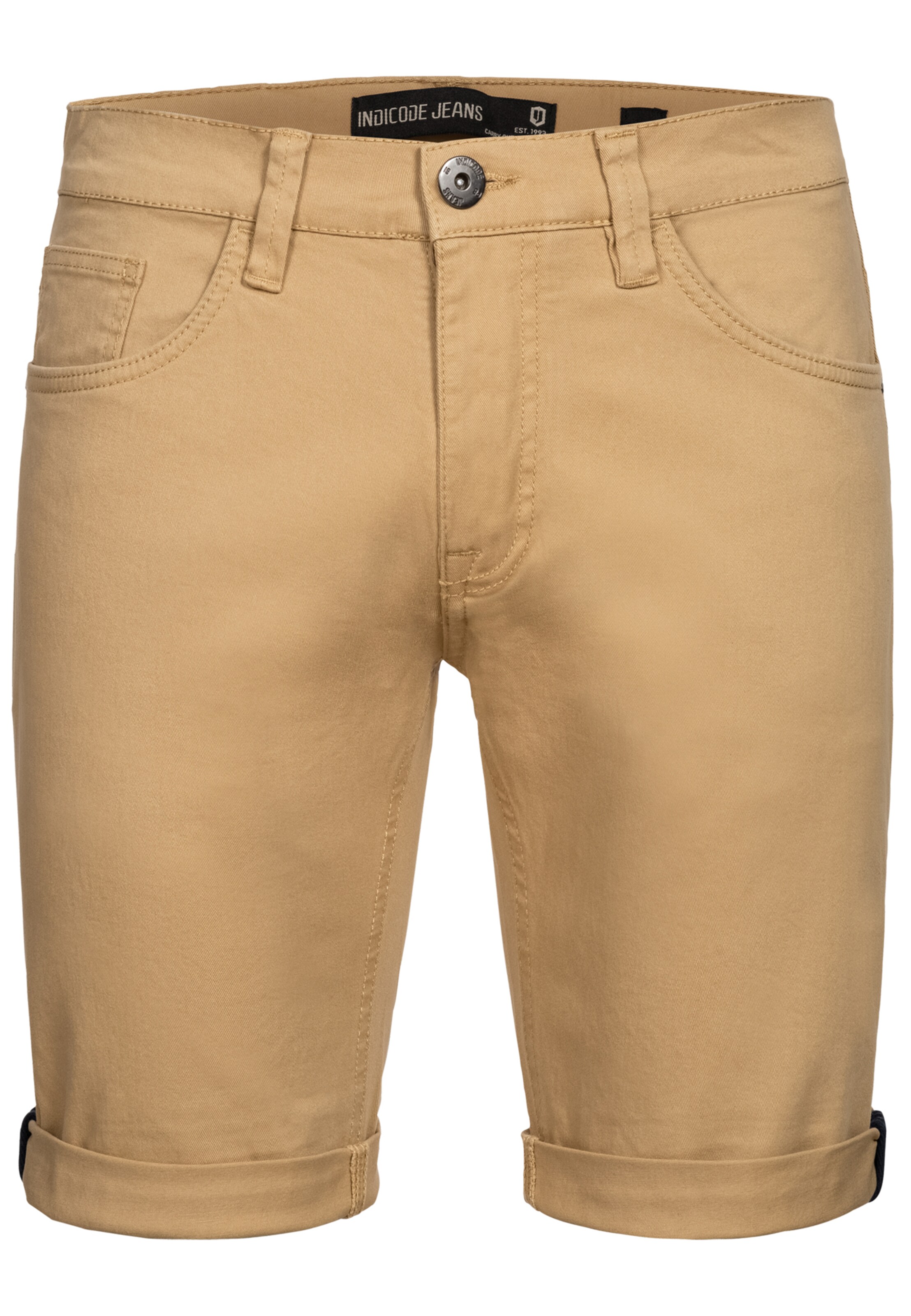 INDICODE JEANS Hose 'Villeurbanne' in Beige: Vorderseite