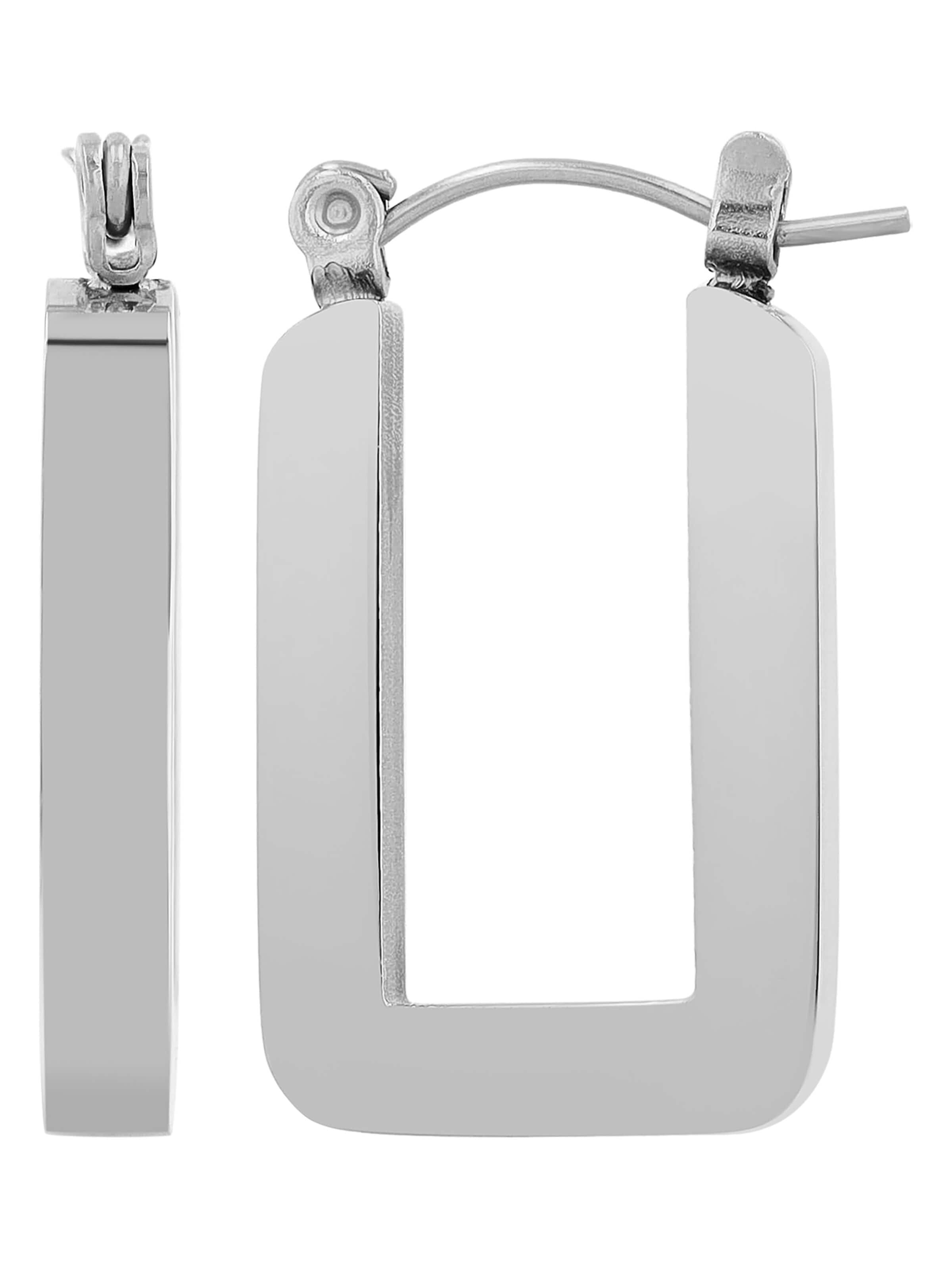 Akzent Earrings 'wasserfest' in Silver