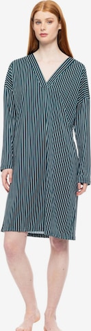 Pink Label Νυχτικιά 'NIGHTGOWN GREEN FOREST STRIPES' σε πράσινο: μπροστά