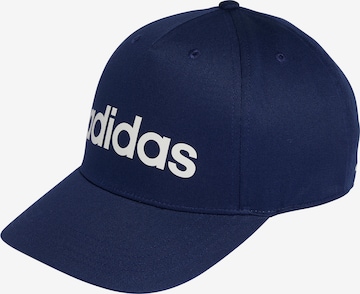 mėlyna ADIDAS PERFORMANCE Sportinė kepurė 'LINEAR': priekis