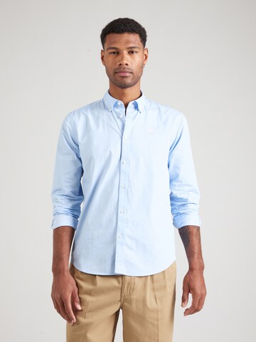 La Martina Regular Fit Hemd in Blau: Vorderseite
