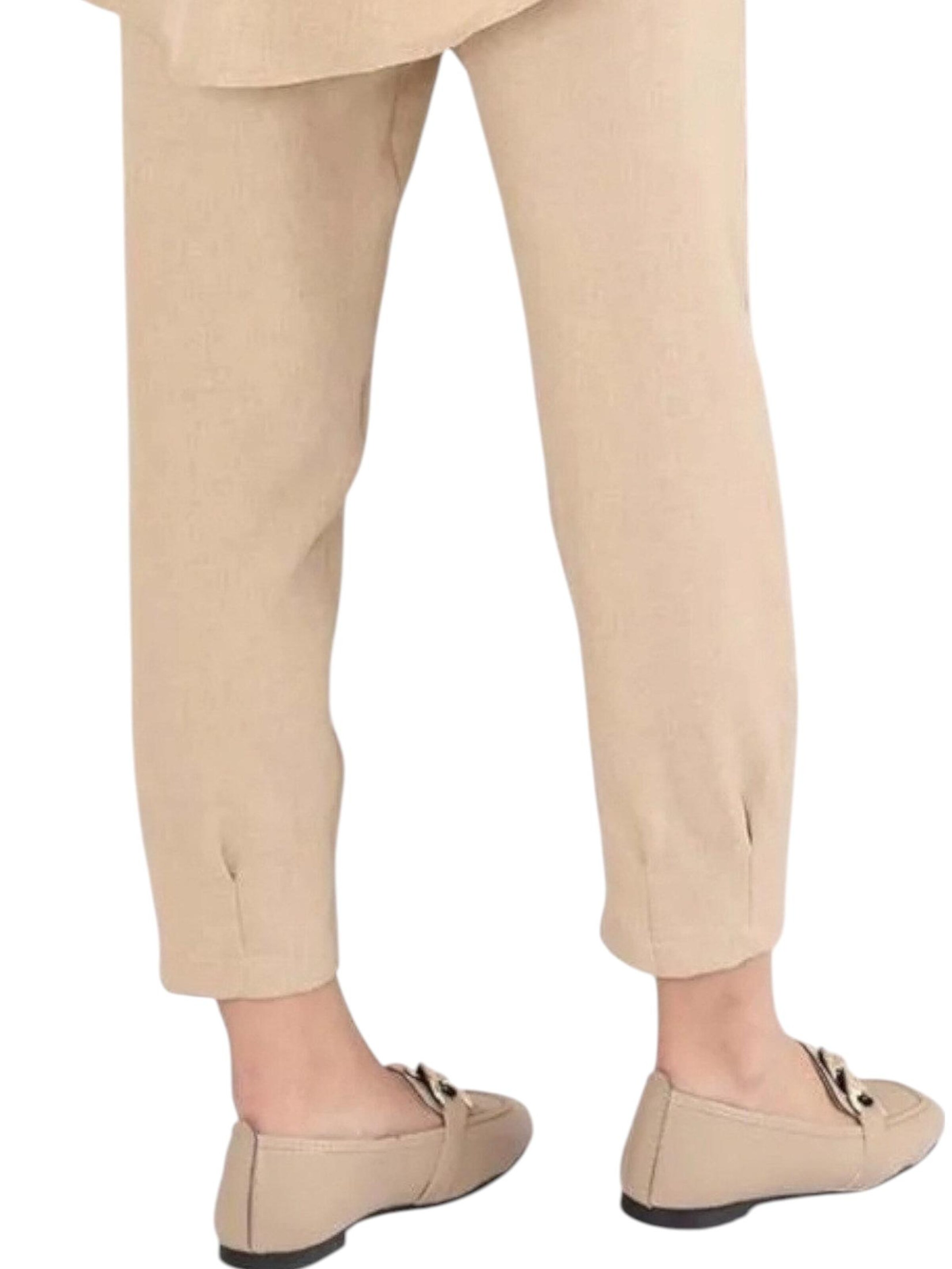 fashionshowcase Regular Pants 'ELIN' in Beige