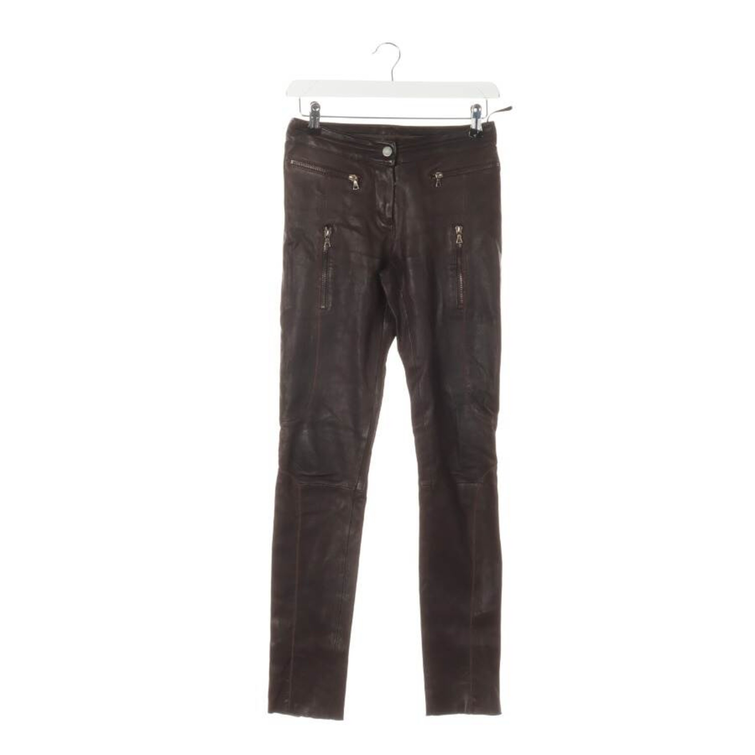 Drome Pants in XS in Brown: front