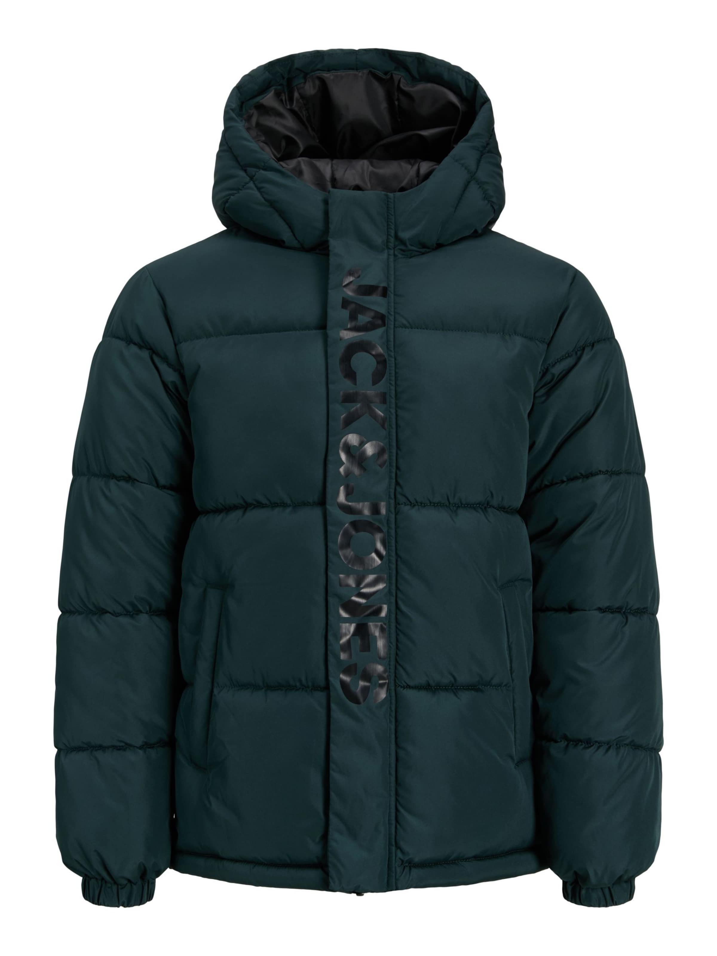 Jack & Jones Junior Vinterjakke i grøn: forside
