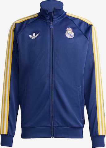 Vestes d’entraînement 'Real Madrid' ADIDAS PERFORMANCE en bleu : devant