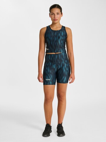 Skinny Pantalon de sport 'Hiit' Hummel en bleu