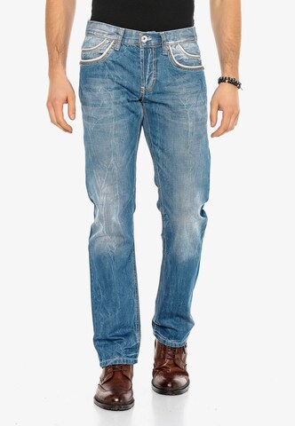 CIPO & BAXX Regular Jeans 'Factor' in Blauw: voorkant