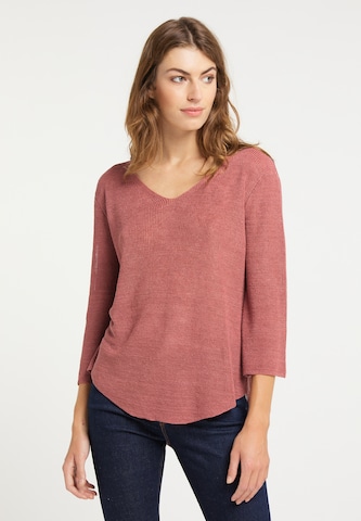 Pull-over Usha en rose : devant