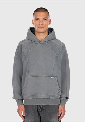 Dropsize Sweatshirt 'Seam' in Grau: Vorderseite