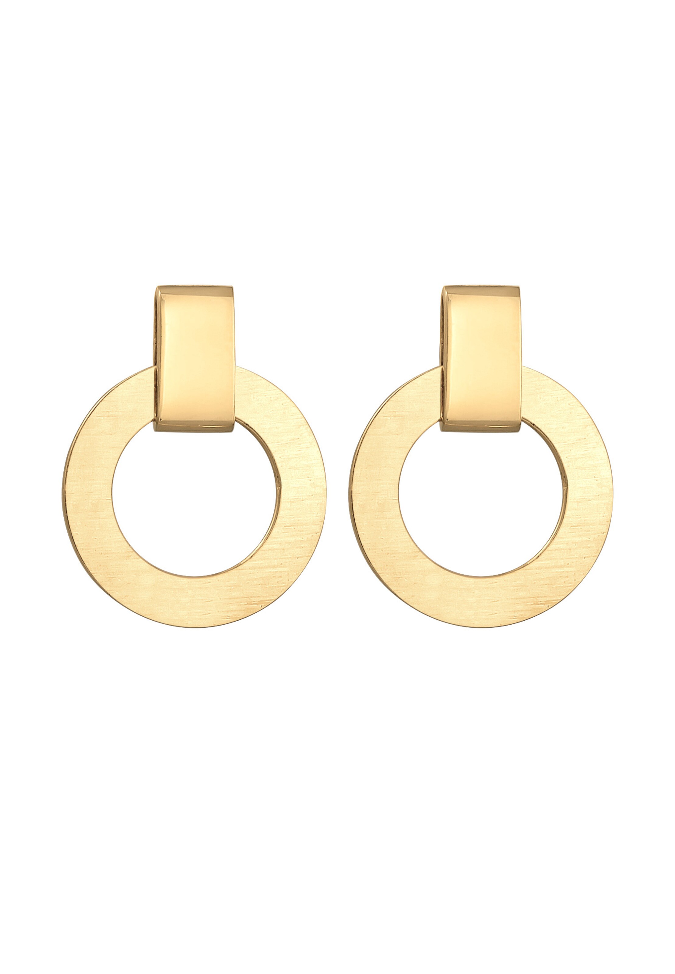 Boucles d'oreilles 'Kreis' ELLI en or : devant