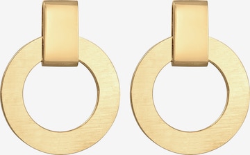 ELLI Earrings 'Kreis' in Gold: front