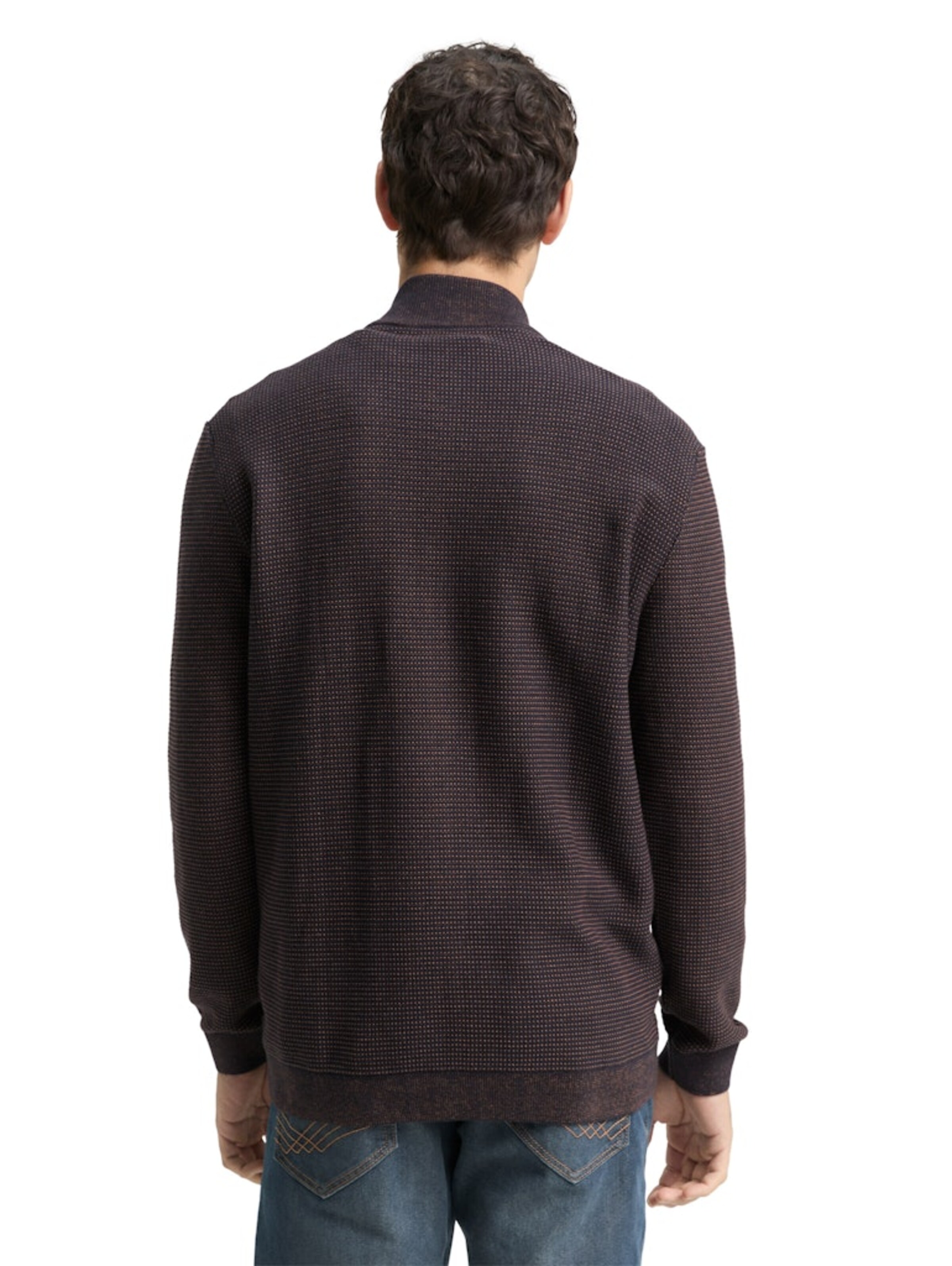 TOM TAILOR Вязаная кофта в Синий