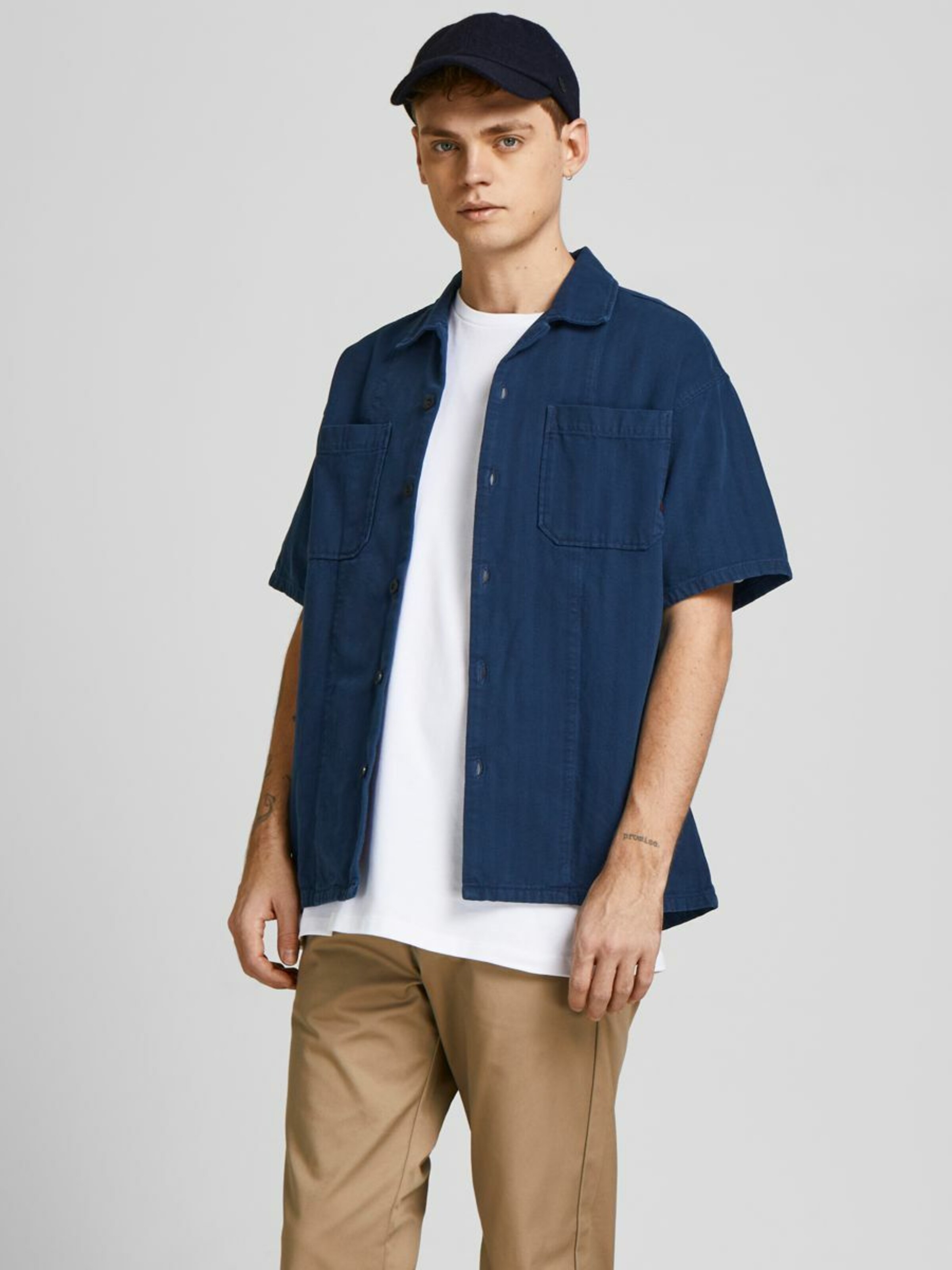 Männer Hemden JACK & JONES Hemd 'Kyoto R998 RDD' in Blau - OI35718 Männer Hemden JACK & JONES Hemd 'Kyoto R998 RDD' in Blau - OI35718