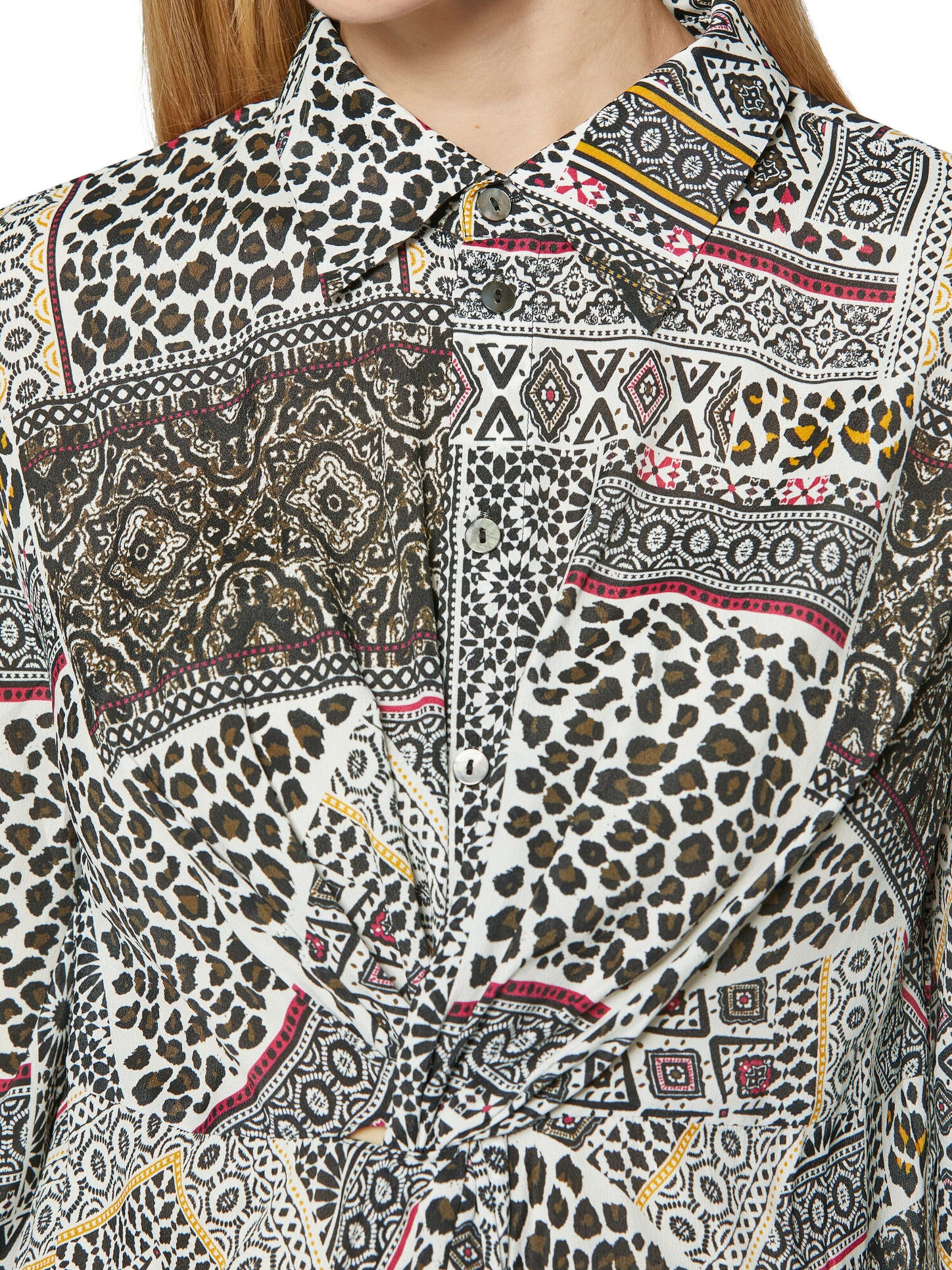 Chemisier MADELEINE en mélange de couleurs