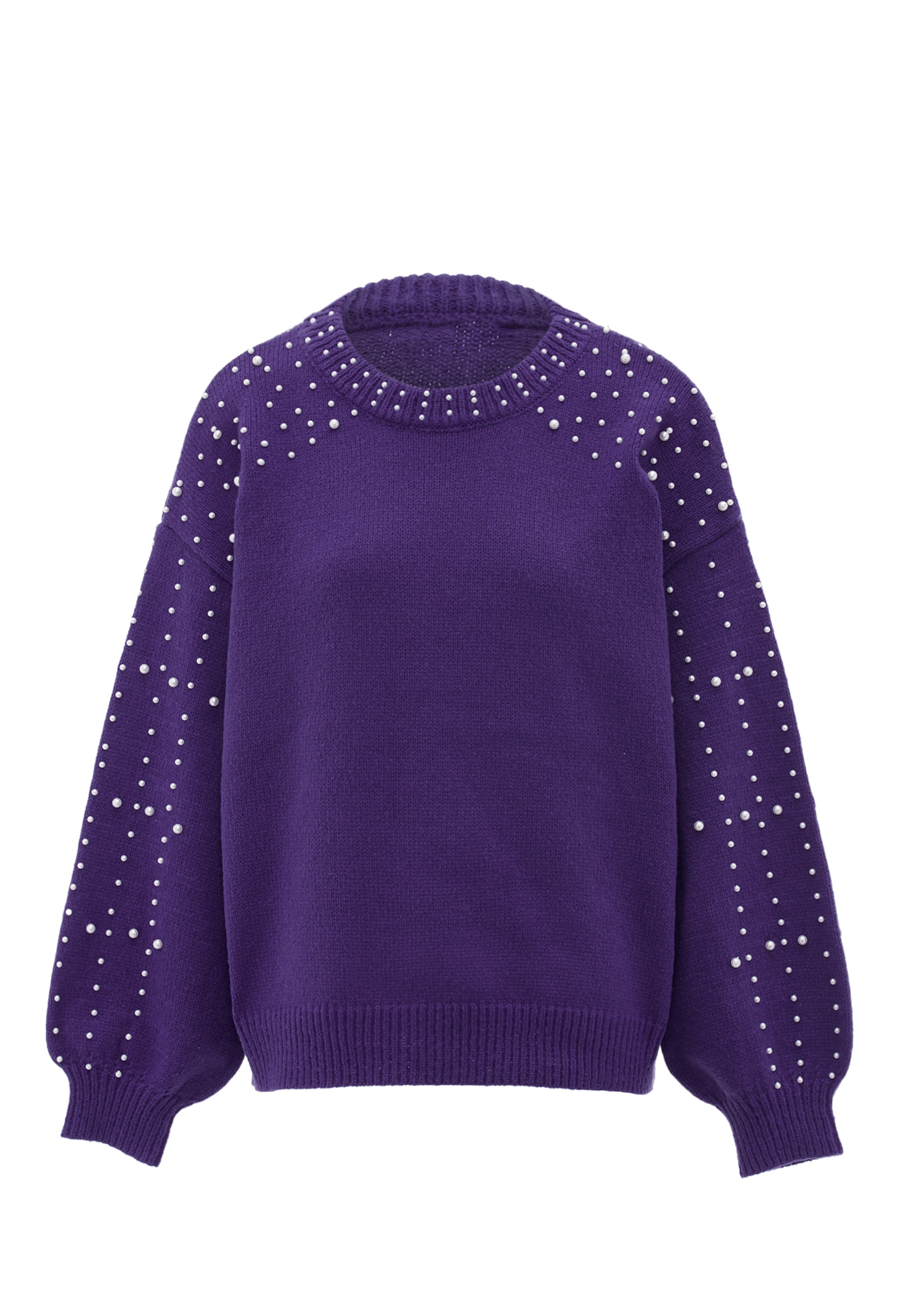 faina Sweater in Purple: front