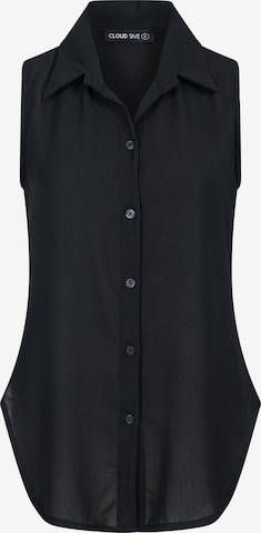 Cloud5ive Bluse in Schwarz: Vorderseite