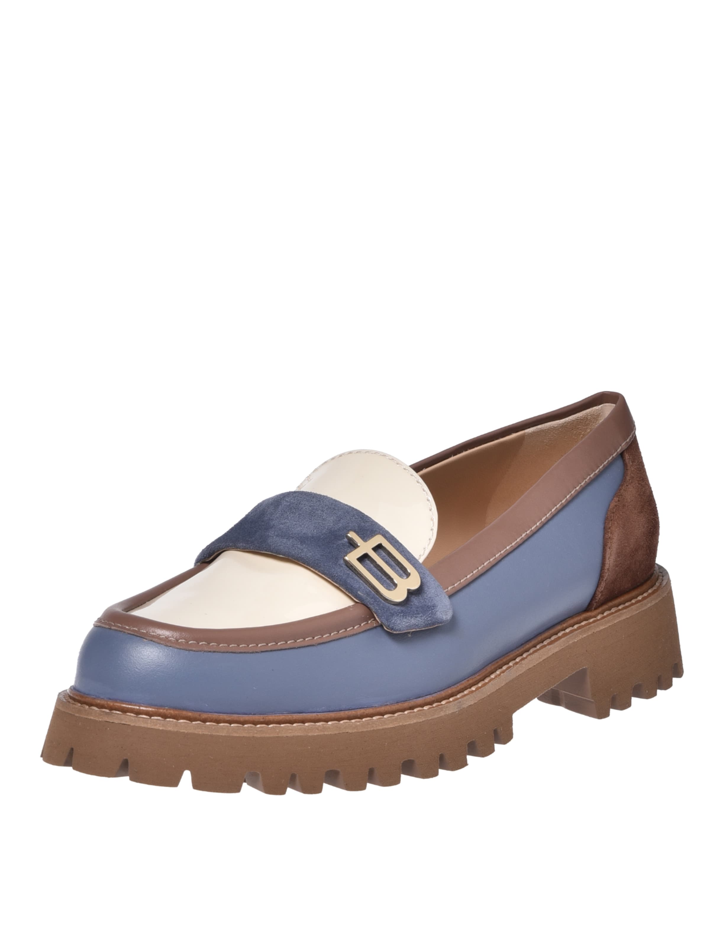 BALDININI Slip-ons in Blue: front