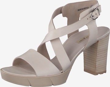 Paul Green Sandals in Beige: front