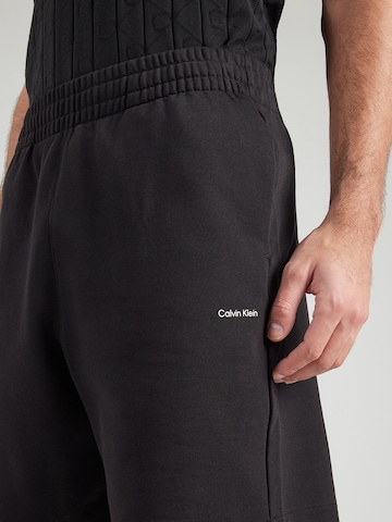 Calvin Klein Regular Broek in Zwart