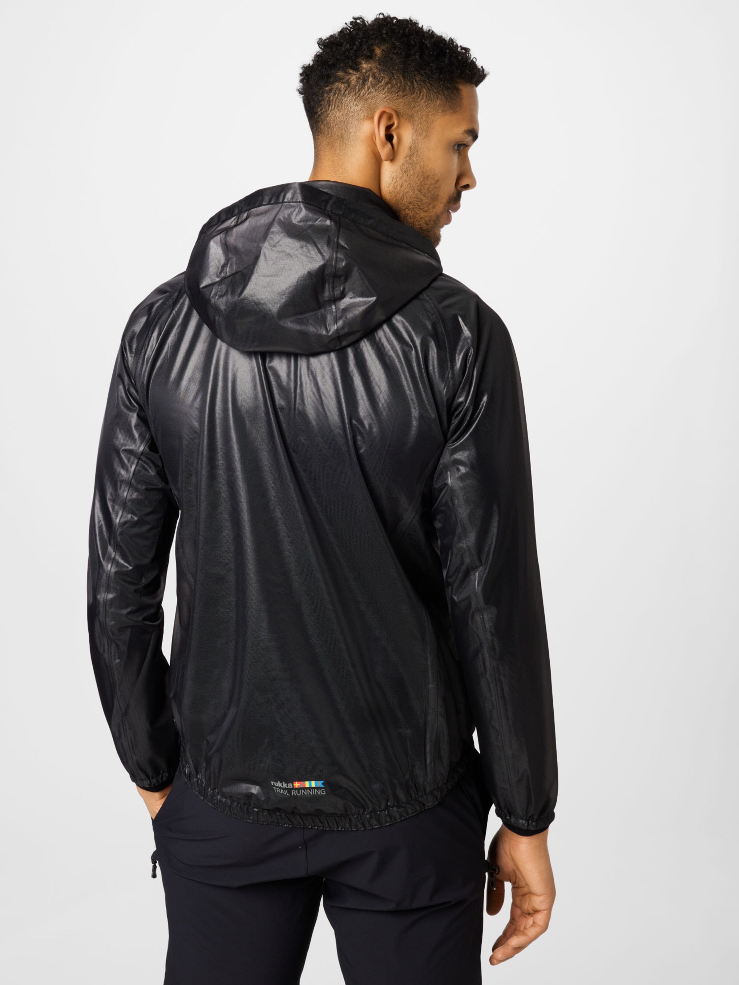 Männer Sportbekleidung Rukka Sportjacke 'MALKO' in Schwarz - BX12072 Männer Sportbekleidung Rukka Sportjacke 'MALKO' in Schwarz - BX12072