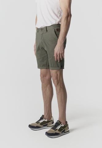 KOROSHI Slimfit Chino nadrág - zöld