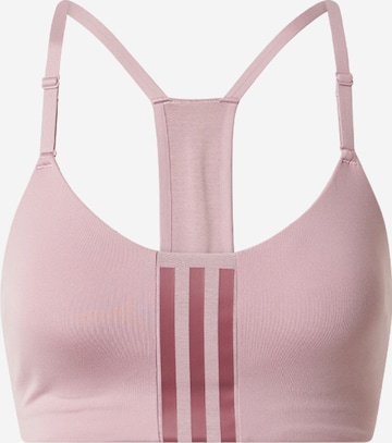 ADIDAS PERFORMANCE Sports Bra 'Aeroimpact' in Purple: front