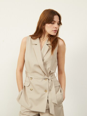 Gilet 'Dahlia' di Aligne in beige