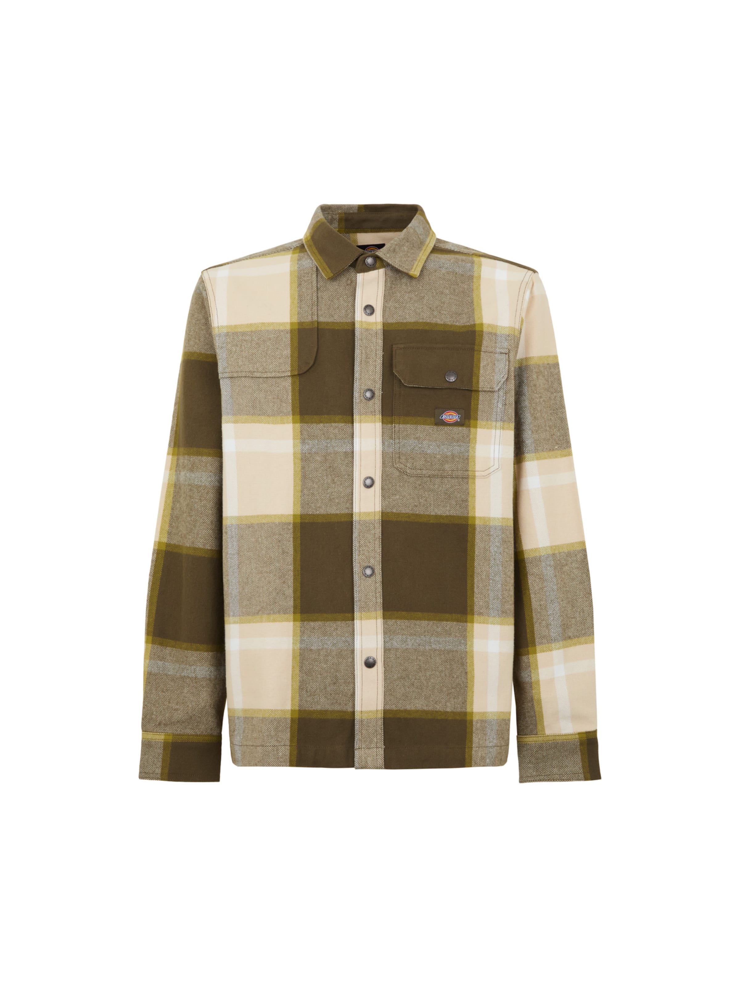 DICKIES Regular fit Skjorta 'Nimmons' i beige: framsida