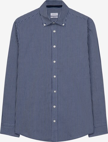 Coupe regular Chemise SEIDENSTICKER en bleu : devant