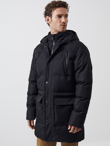 Parka di mezza stagione di FRENCH CONNECTION in nero: frontale