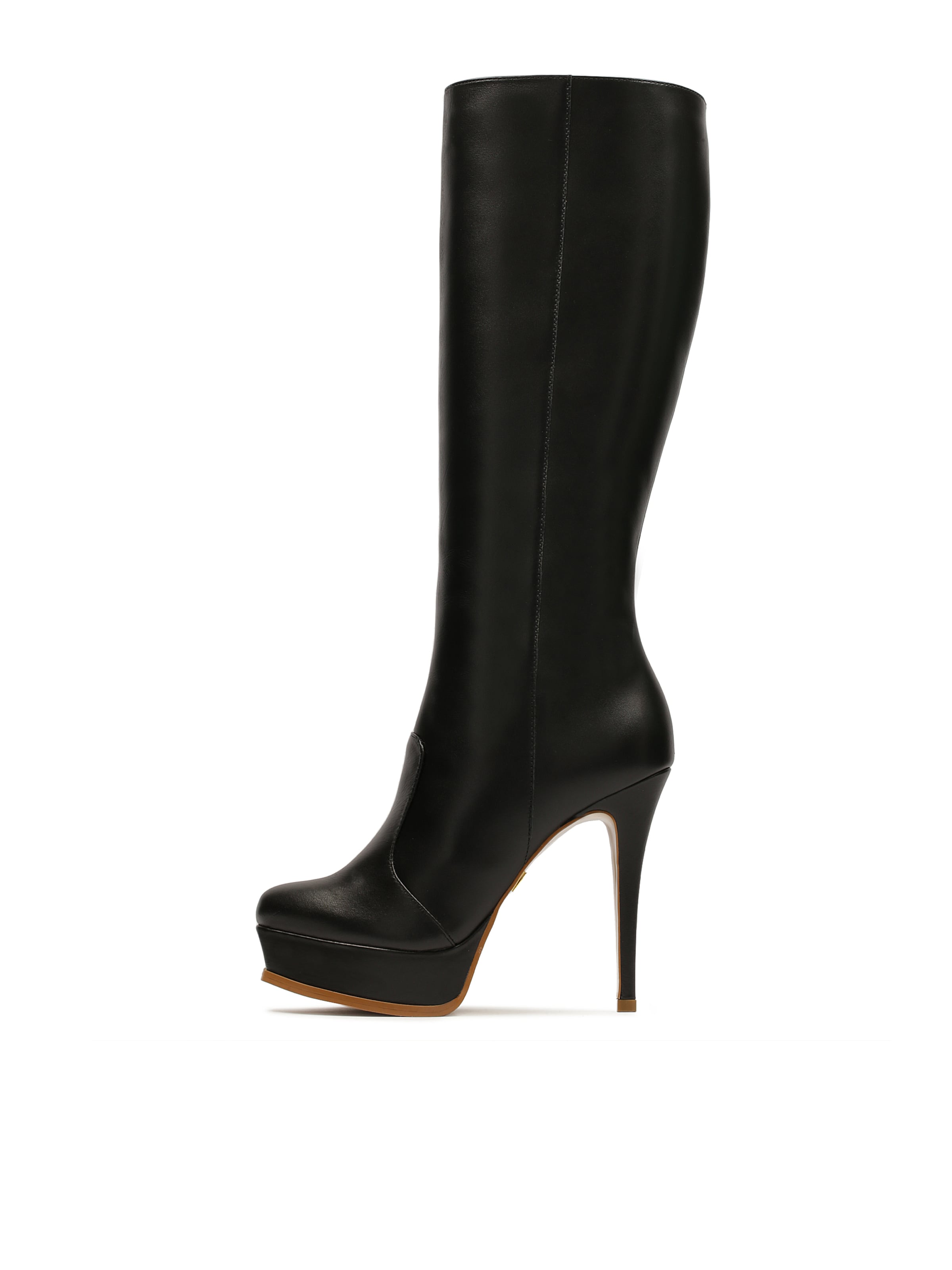 Cizme de la Kazar pe negru: față