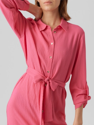 VERO MODA Košilové šaty 'CATE' – pink
