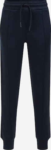 WE Fashion Tapered Trousers in Blue: front