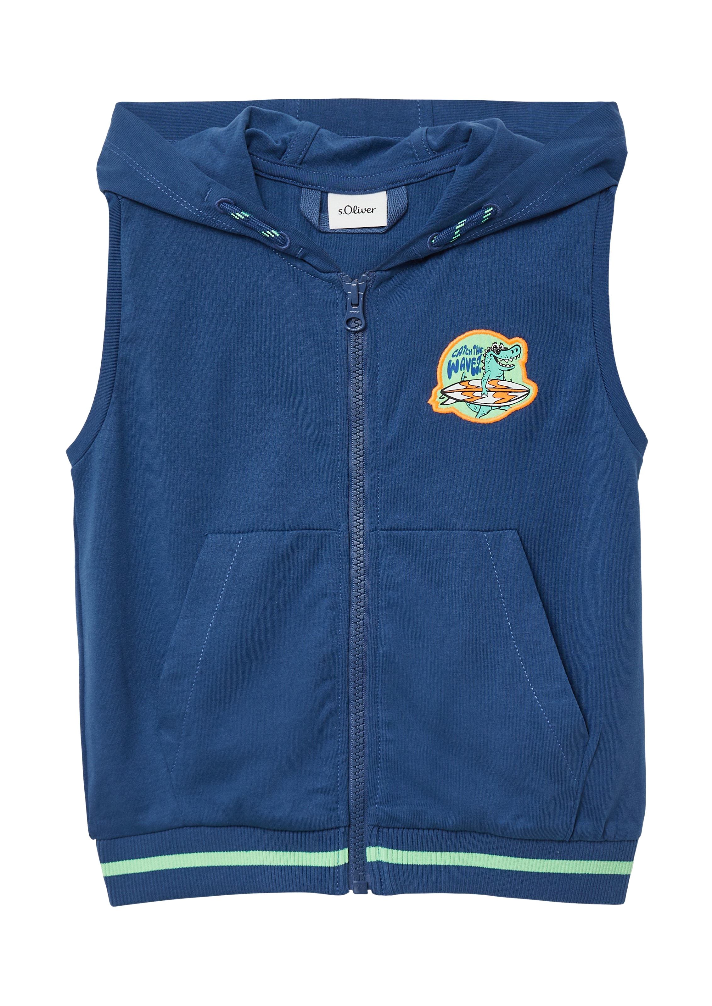 Gilet s.Oliver en bleu : devant