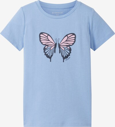 TOM TAILOR Camiseta en marino / azul claro / rosa, Vista del producto